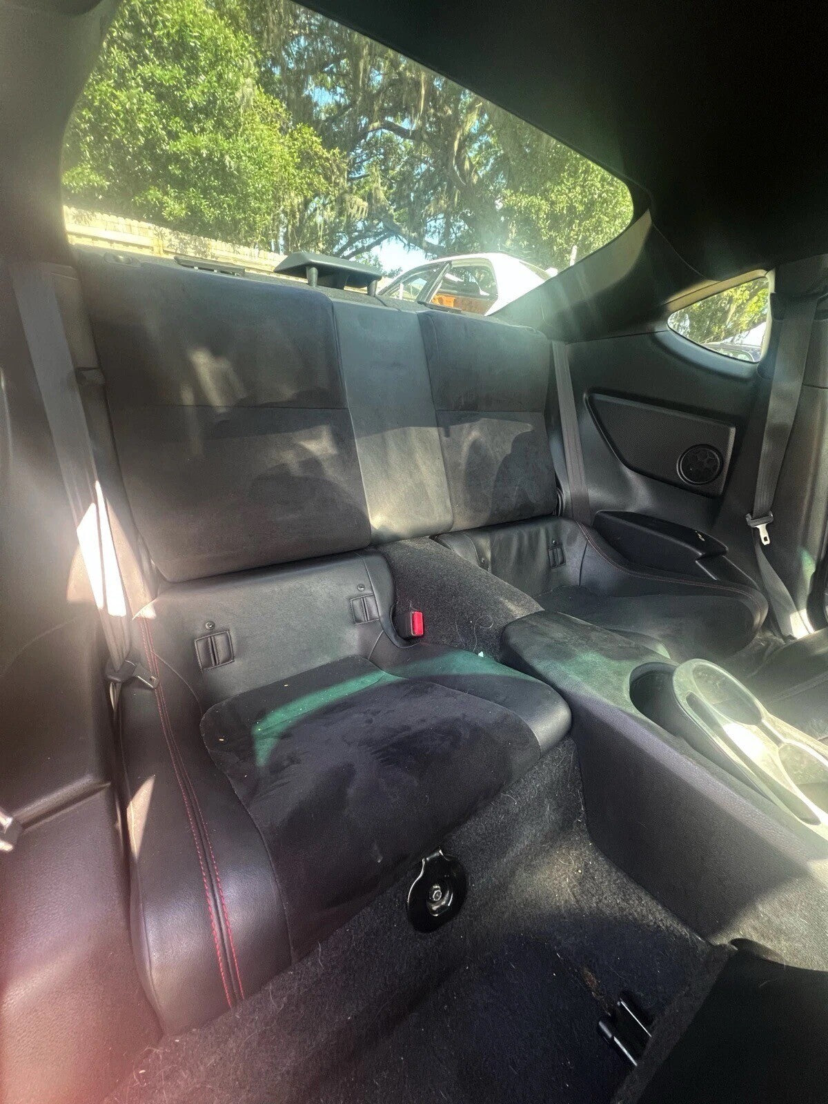 2013-16 (2013) Subaru BRZ Rear Cloth/Leather Seats Black