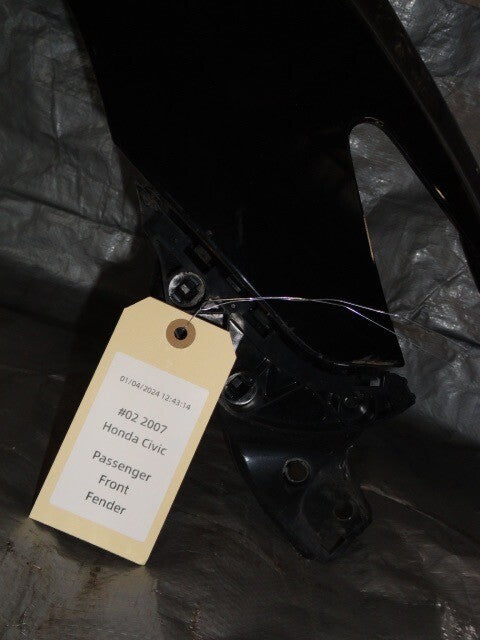 2002 Honda Civic Passenger Front Fender