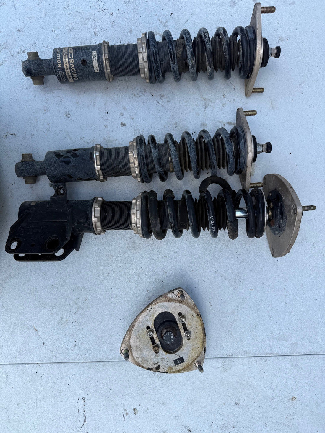 2008-2014 Subaru WRX BC Coilovers 3 only