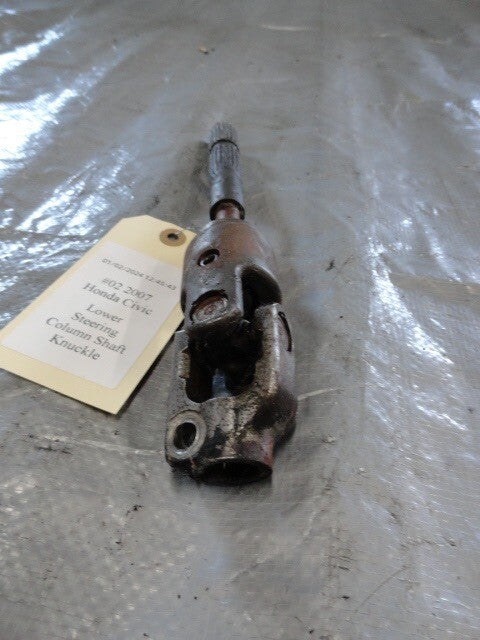 2007 Honda Civic Lower Steering Column Shaft knuckle