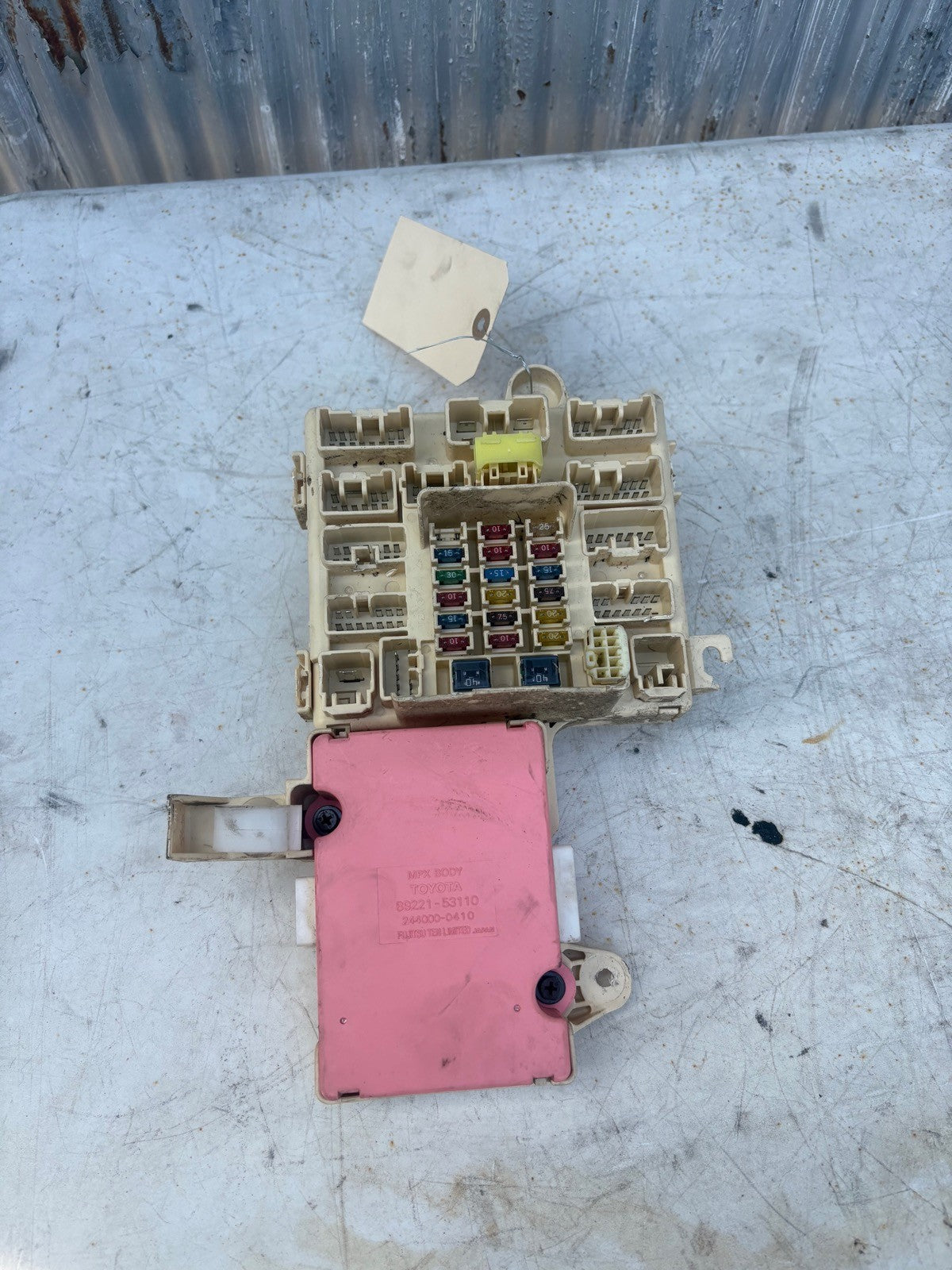 2002-2006 Lexus IS300 Driver Side Interrior Panel Fuse Box OEM 
