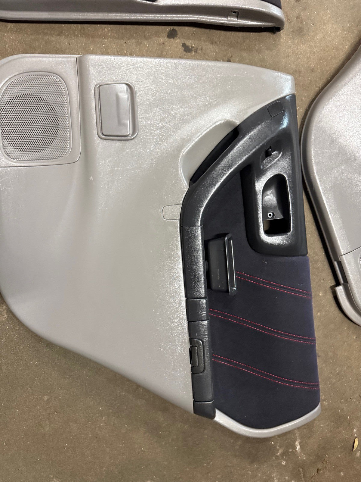 2002 Subaru Forestor STI Door Panels Grey Suede