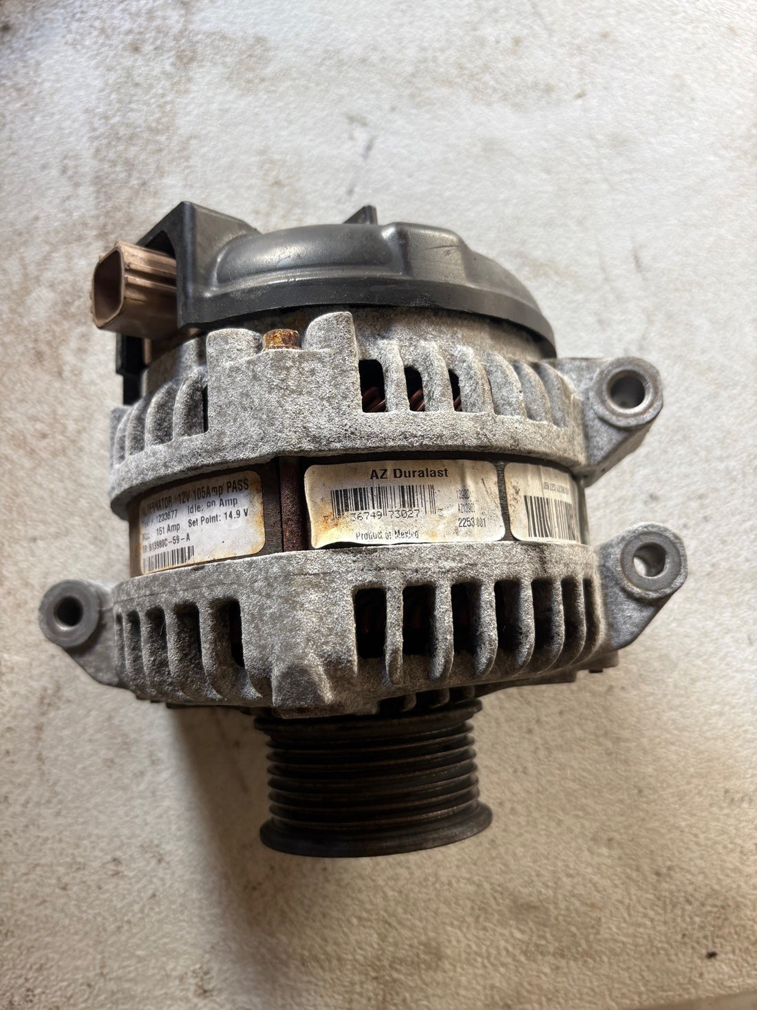 2007 Honda Civic SI Coupe 2.0L K20Z3 Alternator Reman Assy 