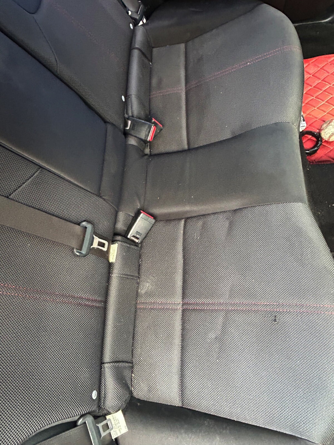 2012 Subaru WRX Rear seat top and bottom Sedan/Cloth 