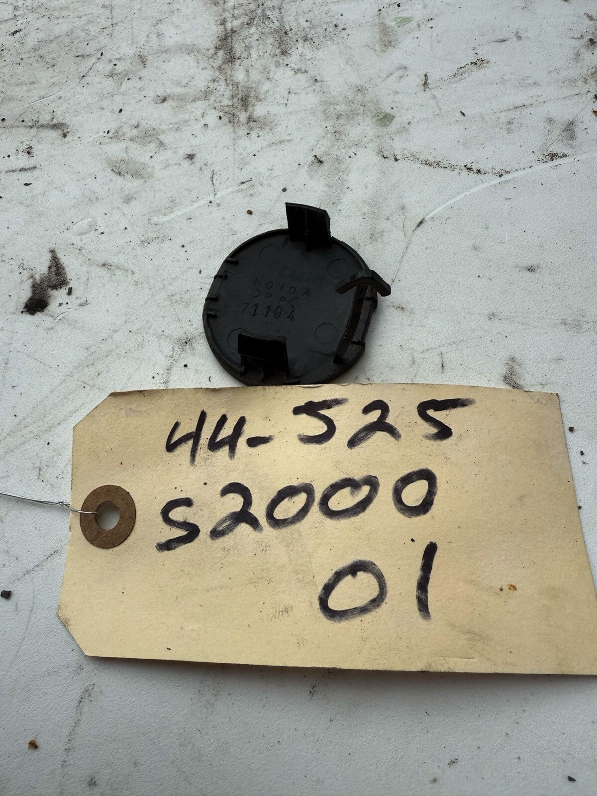 2001 Honda s2000 Honda Front bumper tow hook cover