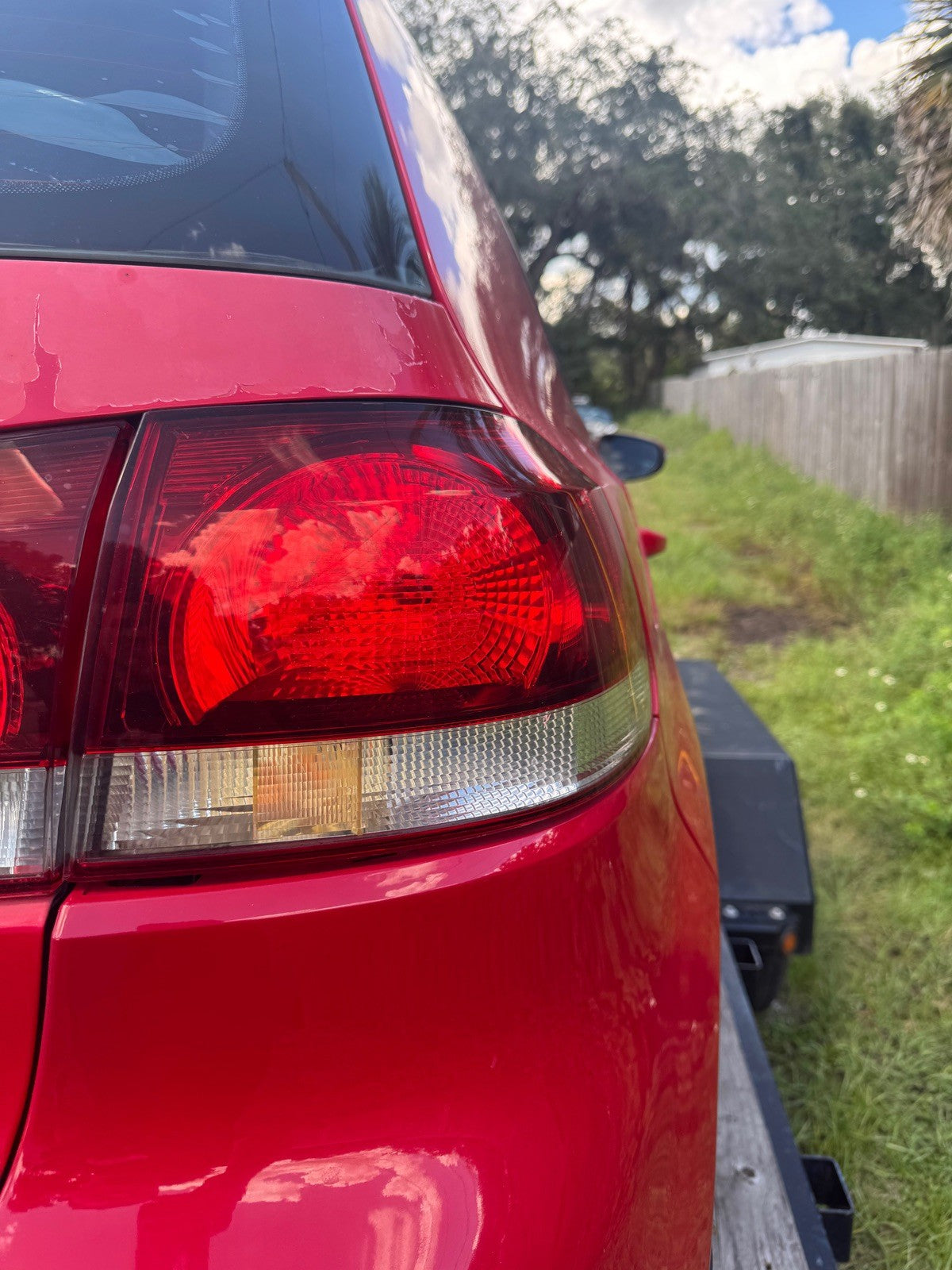 2012 VW GTI Passenger Tail light