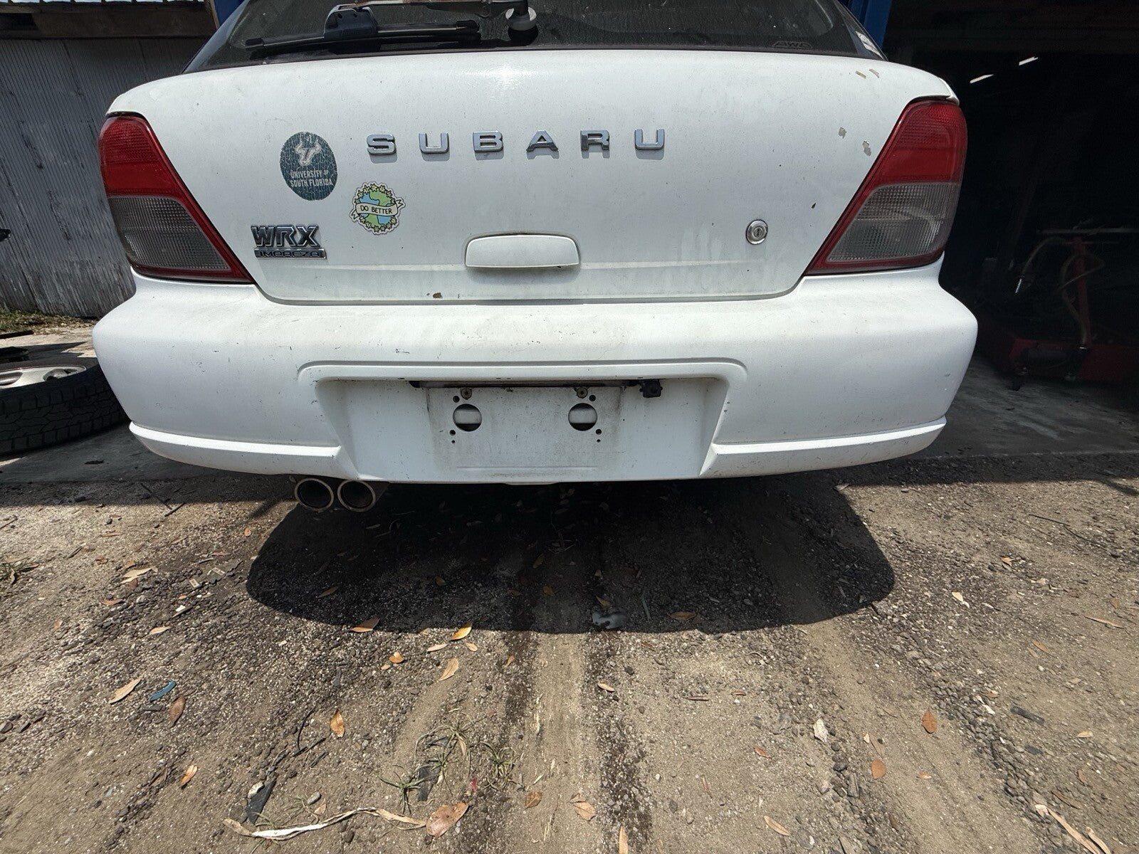 2003 Subaru WRX Wagon Rear Bumper Cover