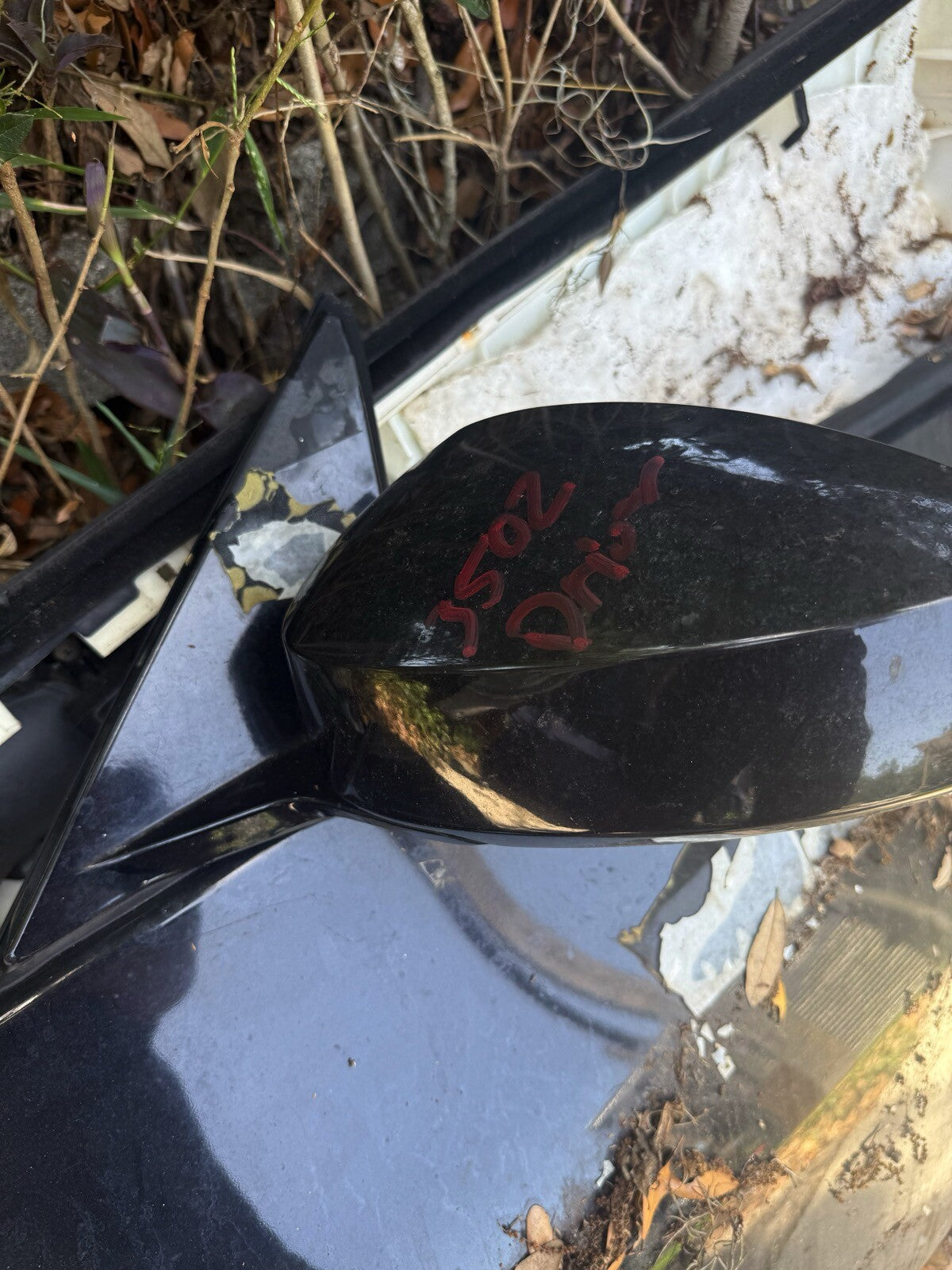 2008 Nissan 350z Driver Mirror  BLACK 