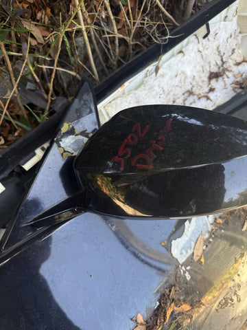 2008 Nissan 350z Driver Mirror  BLACK 