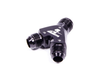  AEROMOTIVE Y-Block Fitting - 10an to 2 x -10an