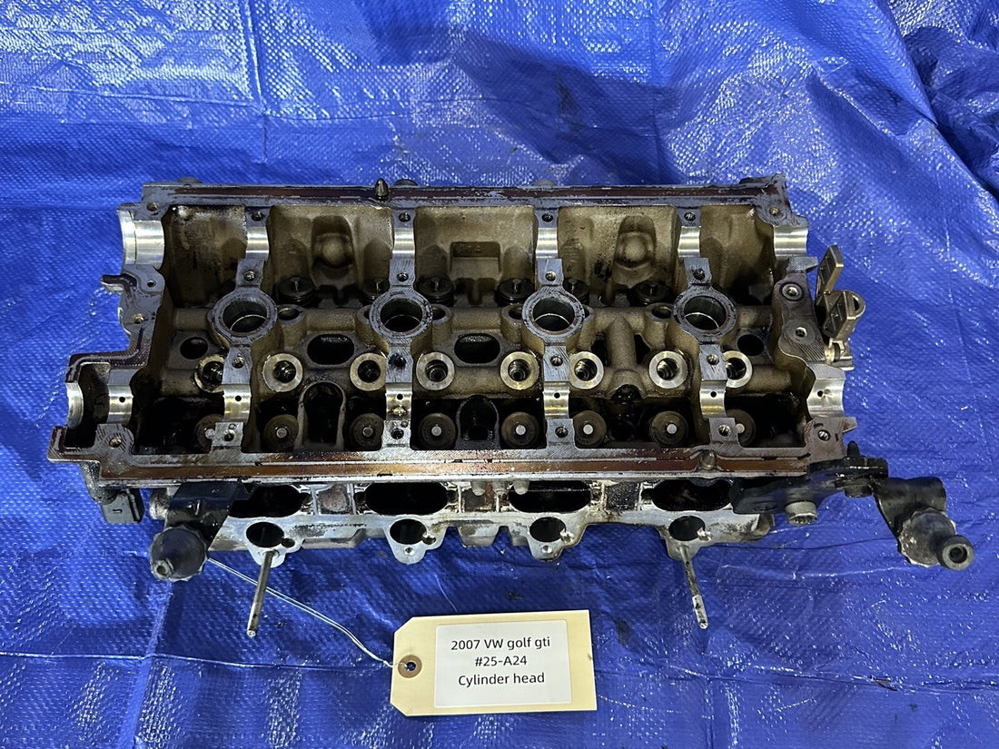 2007 VOLKSWAGEN GTI GOLF Cylinder Head 2.0L VIN V 5th Digit Turbo OEM needs valv