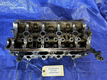 2007 VOLKSWAGEN GTI GOLF Cylinder Head 2.0L VIN V 5th Digit Turbo OEM needs valv