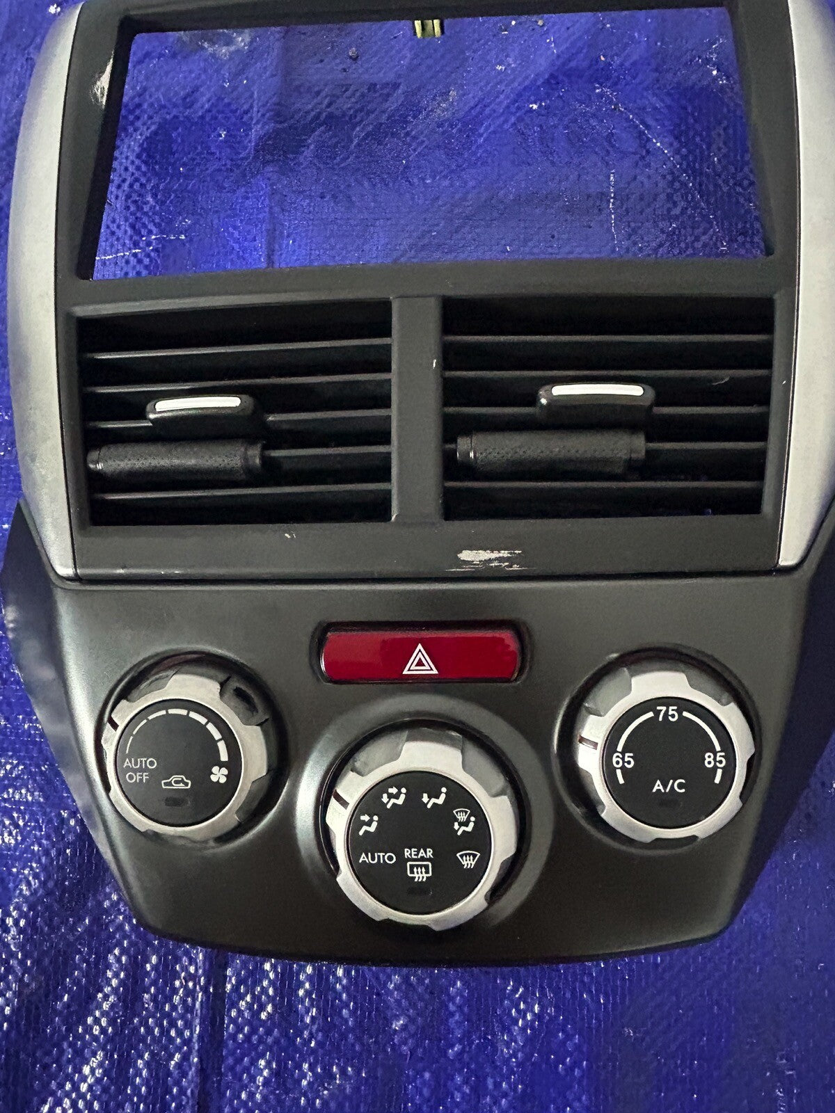 2012 Subaru WRX Radio Bezel with Climate controls