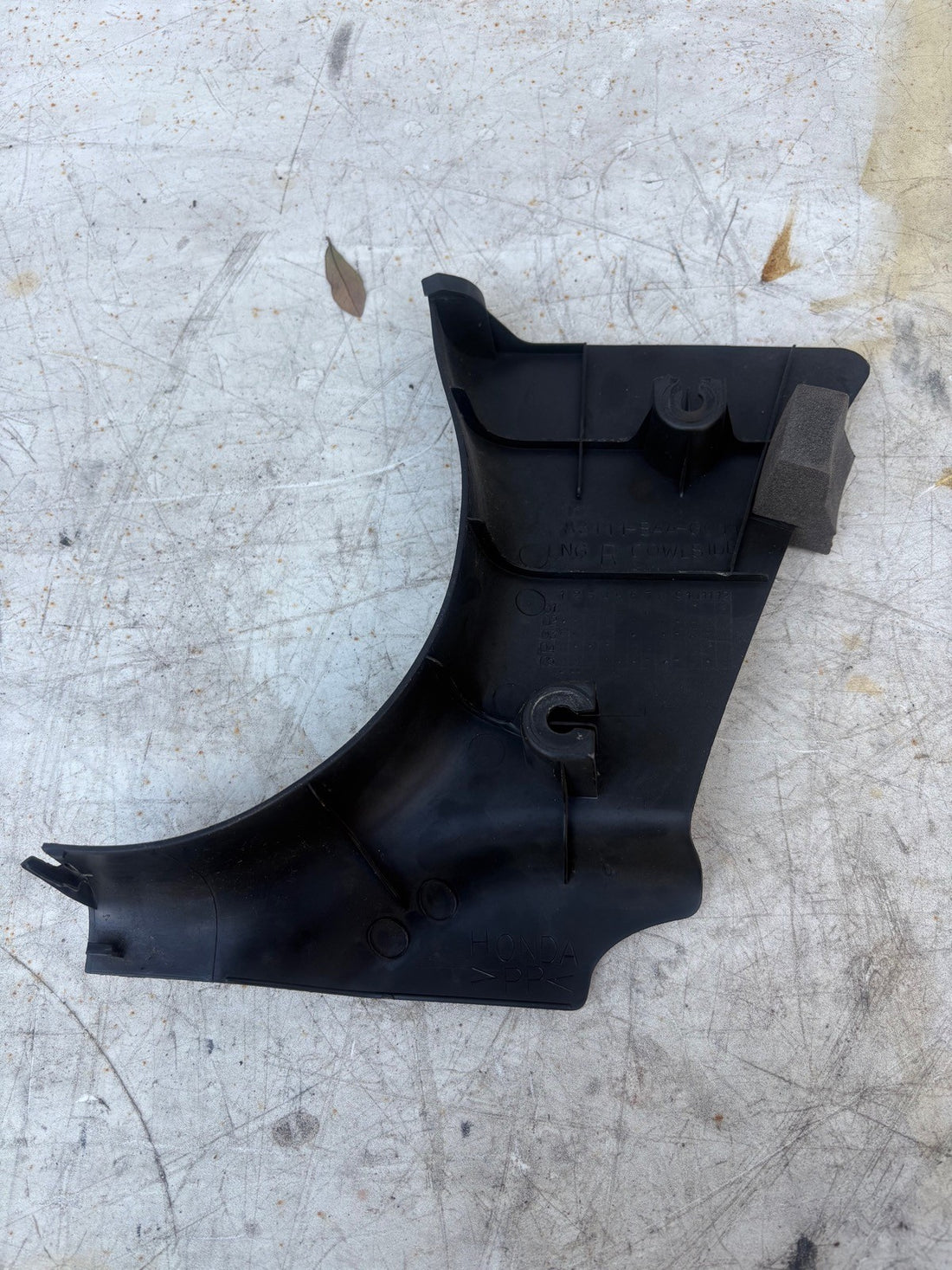2007-2008 Honda Fit Kicker Panel OEM Black Passenger Trim Cover 