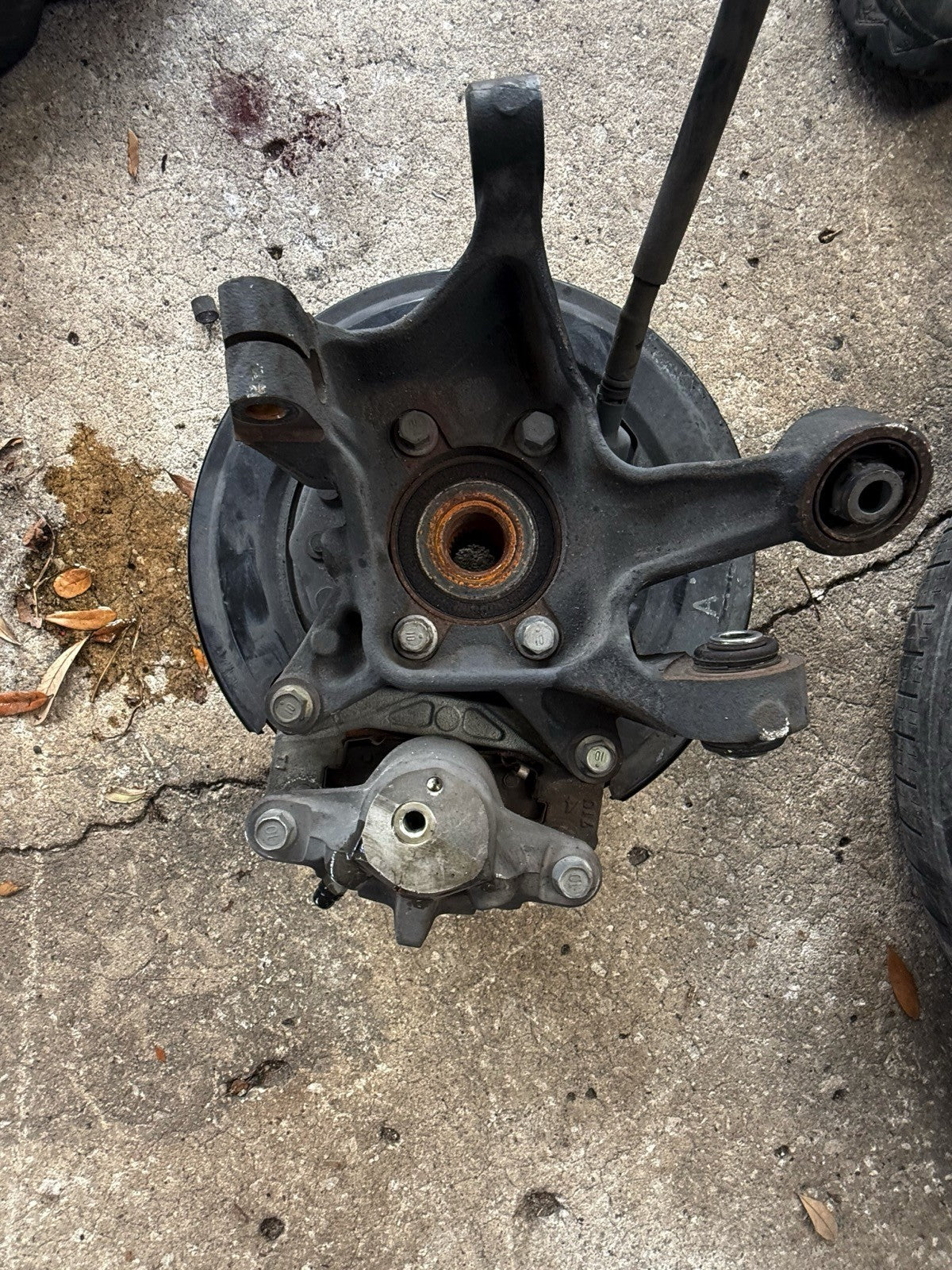 2017 Subaru BRZ Driver Rear Knuckle Hub Assembly Only no caliper