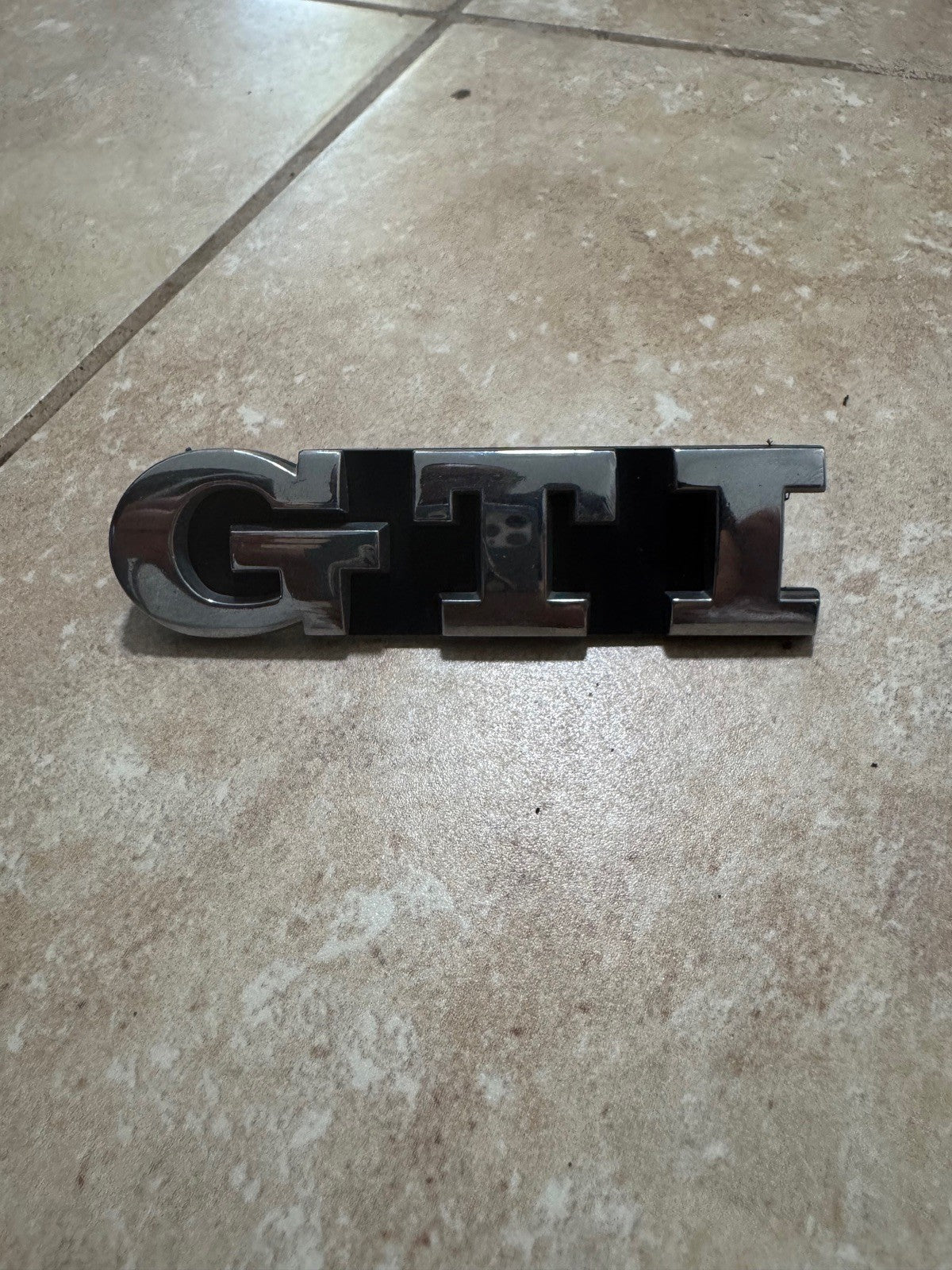 VW GTI Front Grill Emblem 2012