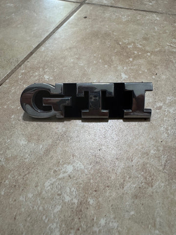 VW GTI Front Grill Emblem 2012