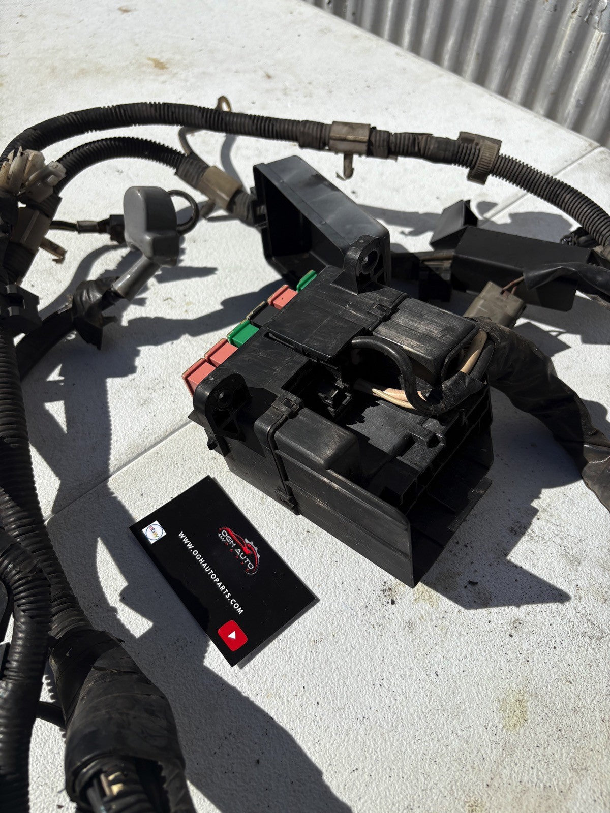 1999-2000 Mazda Miata Engine Bay Wiring W/ Fuse Box Charge Harness Manual M/T