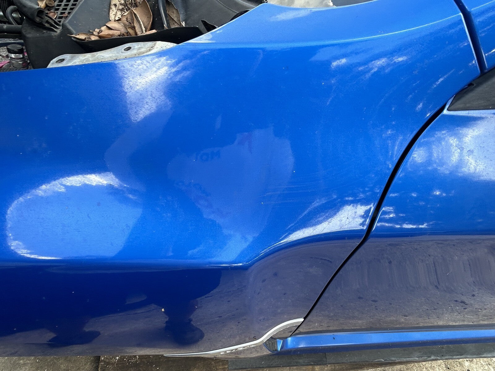 2012 Subaru WRX Left Driver fender BLUE  *Local Pick up only*