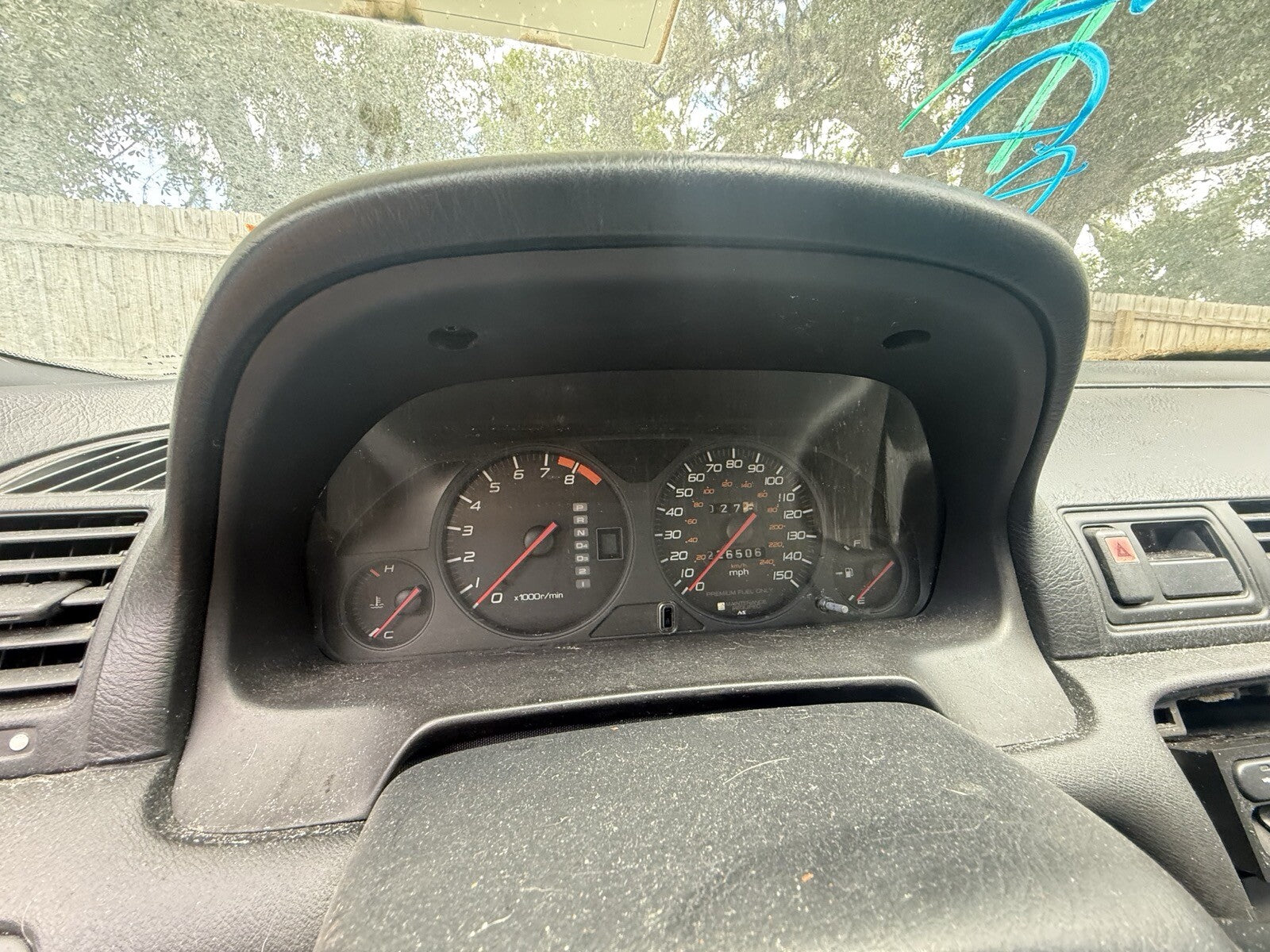 2001 Honda Prelude Cluster Automatic 