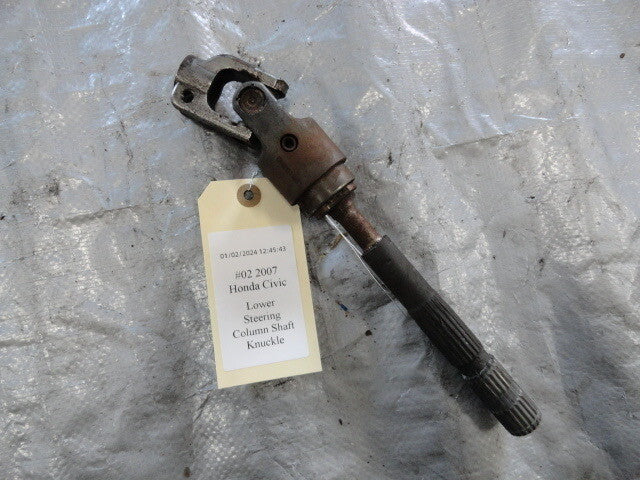 2007 Honda Civic Lower Steering Column Shaft knuckle