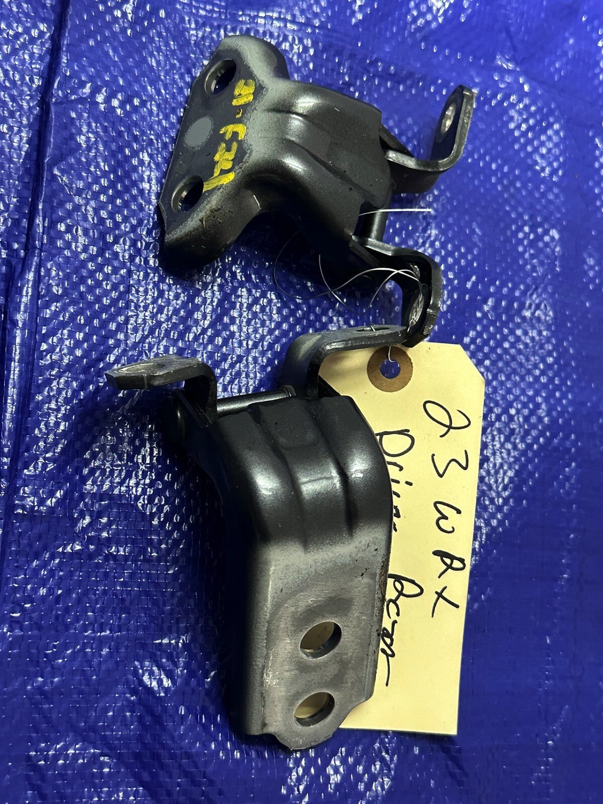 2022-2023 Subaru WRX OEM rear driver left Door Hinges Upper And lower low mile