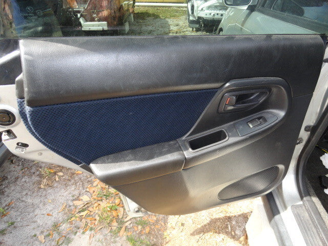 2003 Subaru WRX Driver Side Rear Interior Door Panel