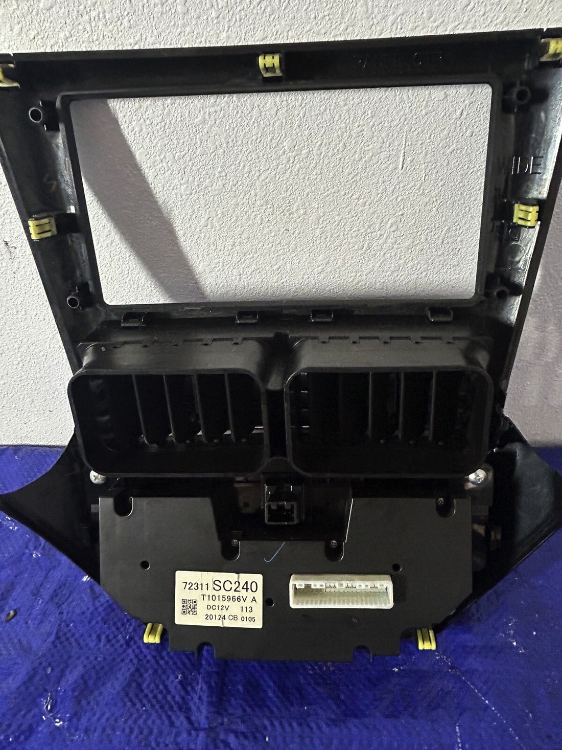 2012 Subaru WRX Radio Bezel with Climate controls