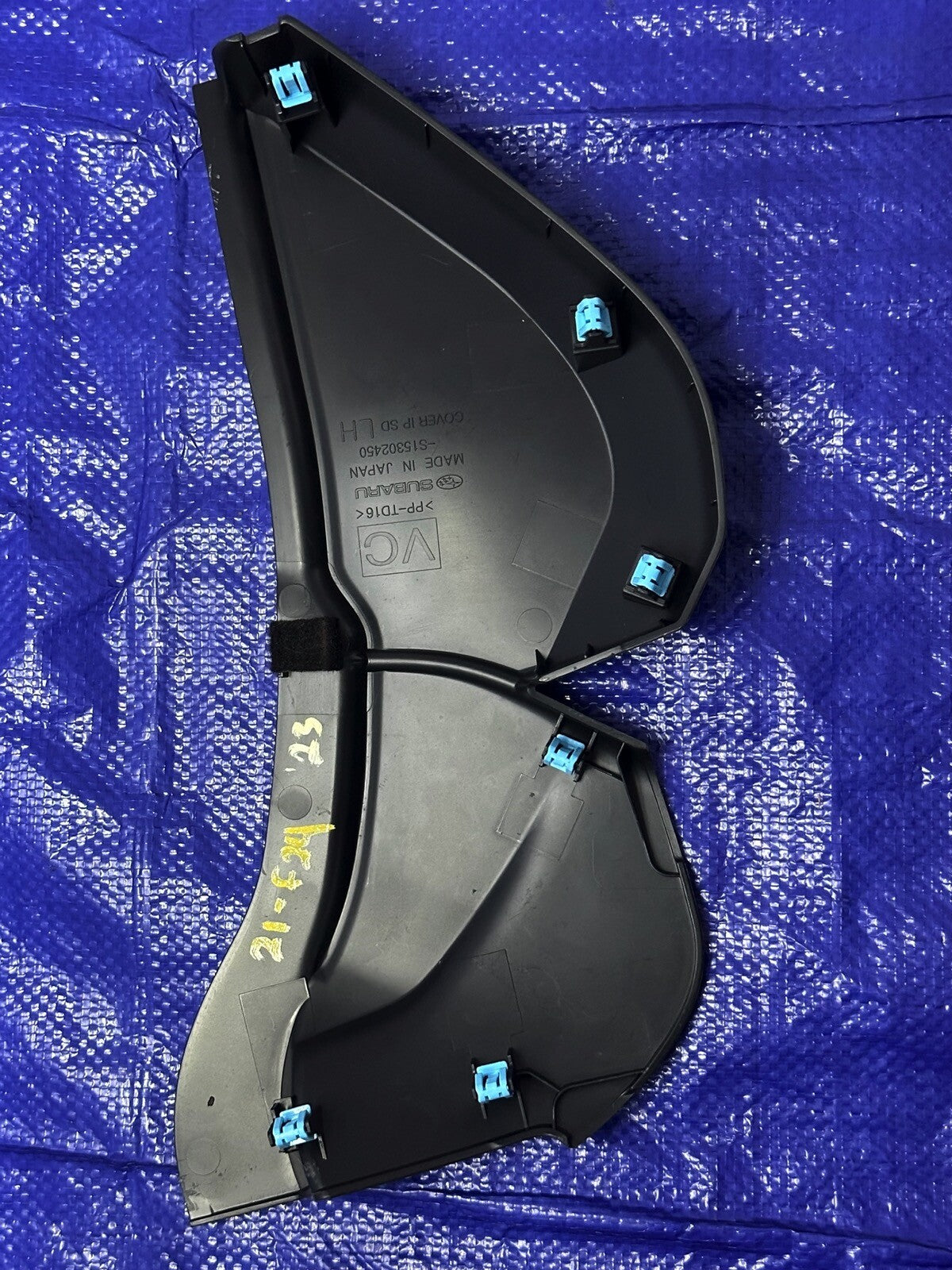2022-2023 SUBARU WRX FRONT LEFT SIDE DASHBOARD DASH END CAP COVER TRIM OEM