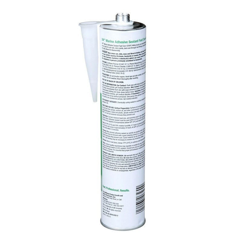 3M MARINE ADHESIVE SEALANT 4200 FAST CURE WHITE 