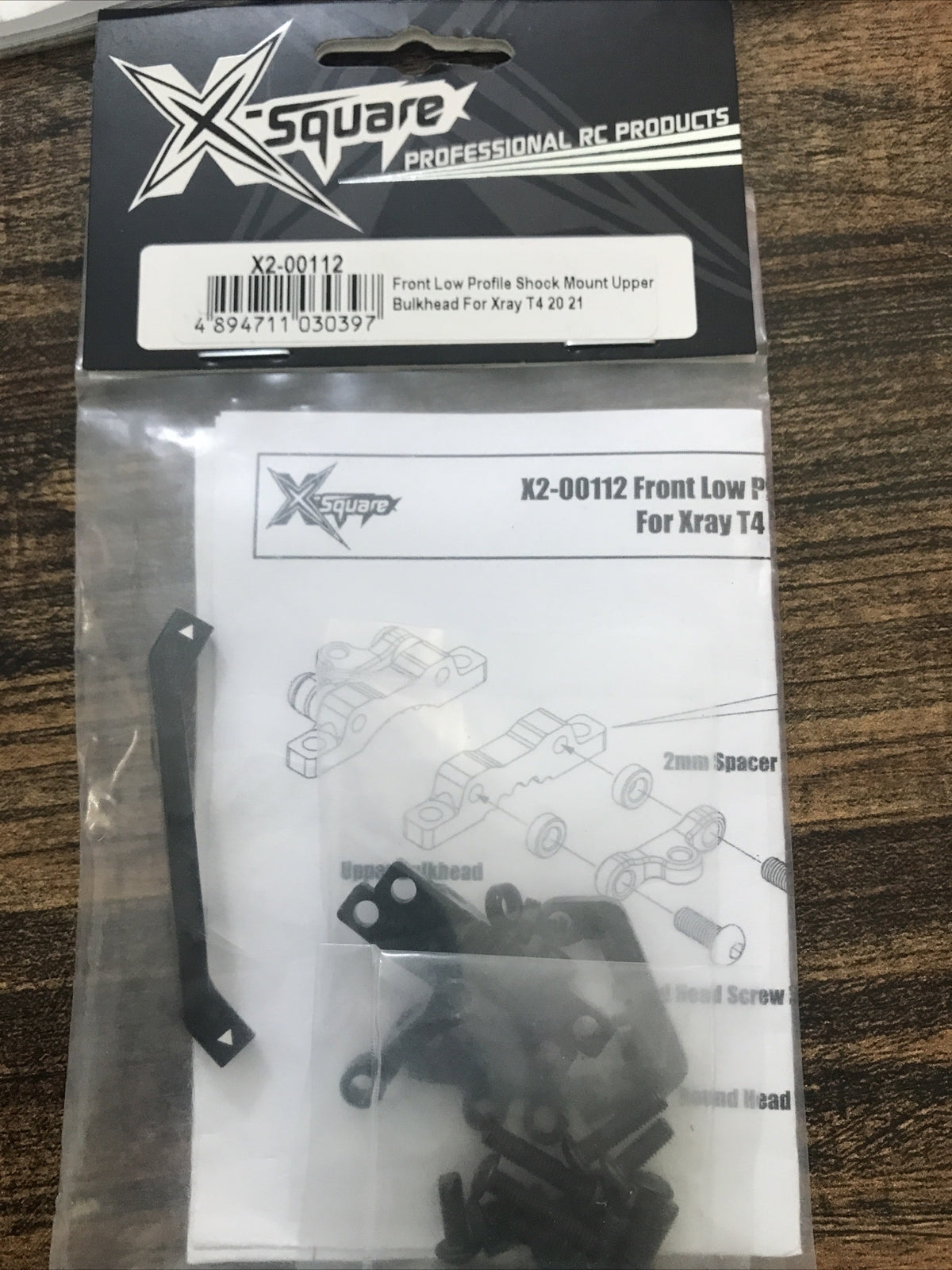 Xsquare Front Low Profile Shock Mount Upper For X-ray T4 