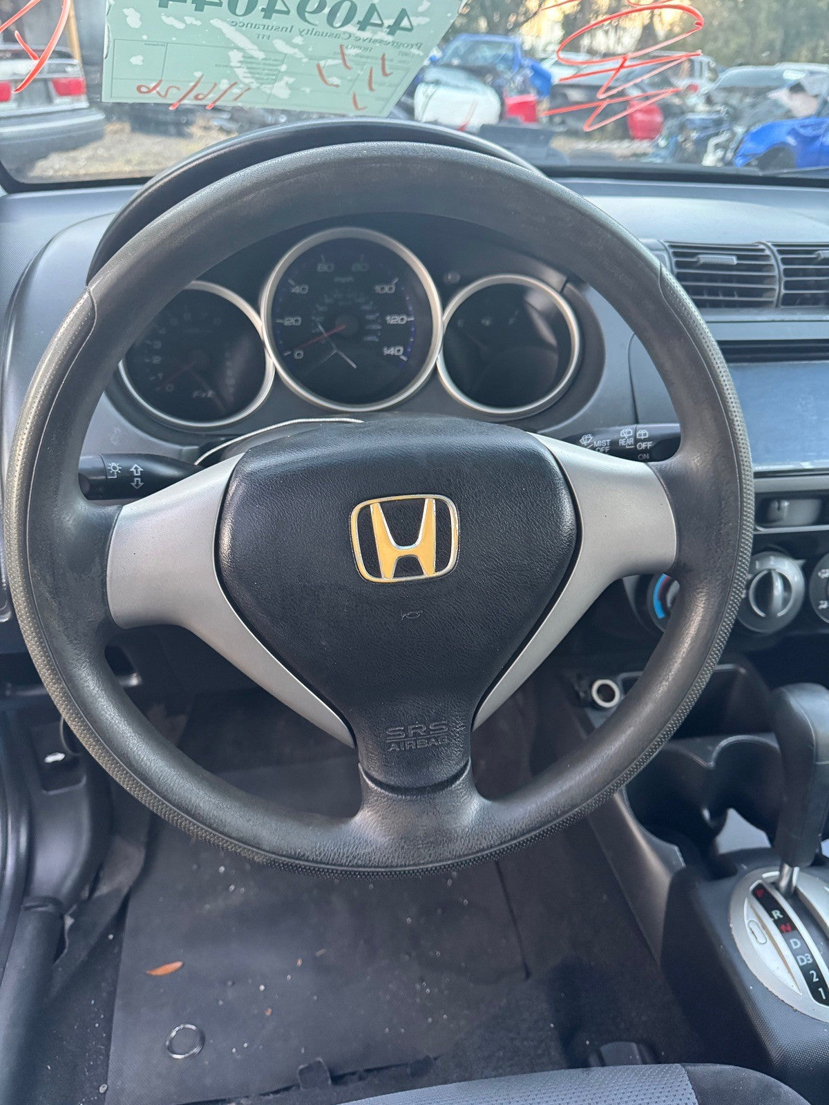 2007 Honda Fit Steering Wheel 