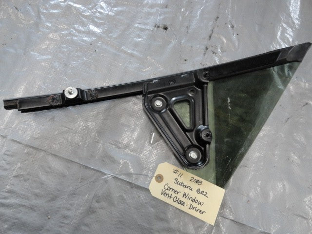 2013 Subaru BRZ Corner Window Vent Glass Left LH Driver Side