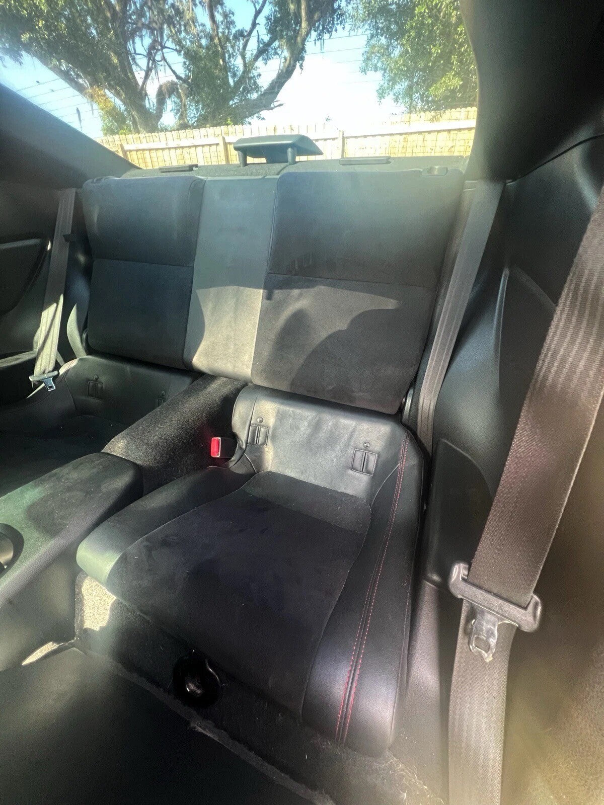 2013-16 (2013) Subaru BRZ Rear Cloth/Leather Seats Black