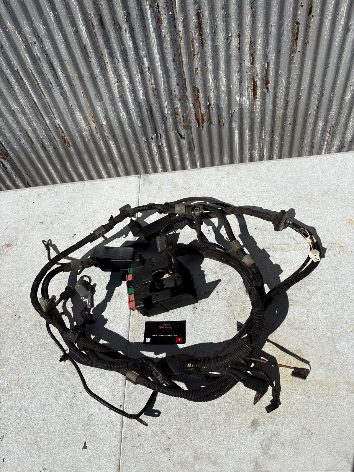 1999-2000 Mazda Miata Engine Bay Wiring W/ Fuse Box Charge Harness Manual M/T
