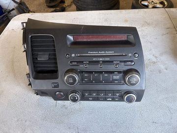 2006-2011 Honda Civic SI FG2 Radio With Dash Trim & AC Control 