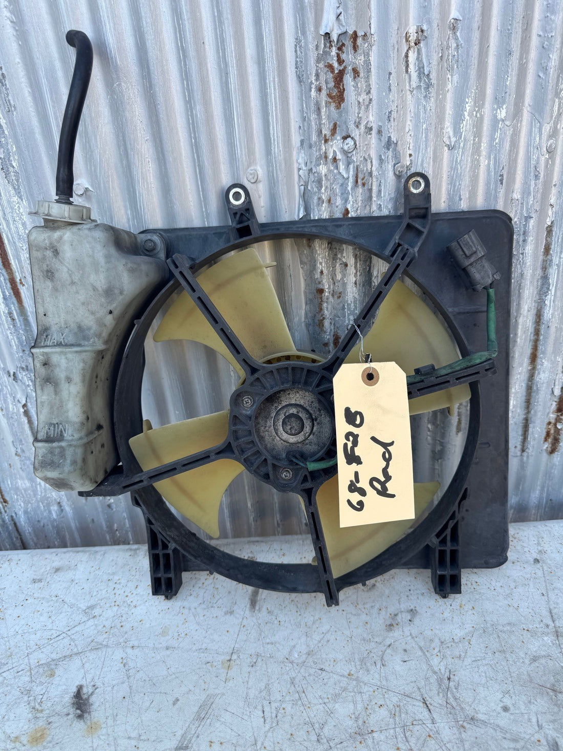 2007 Honda Fit Radiator Fan with over flow