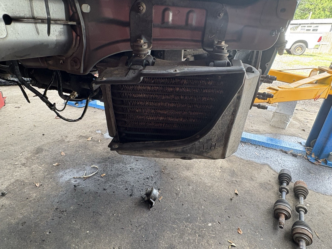 2004 Mazda rx8 oil cooler w/ bracket Driver Side