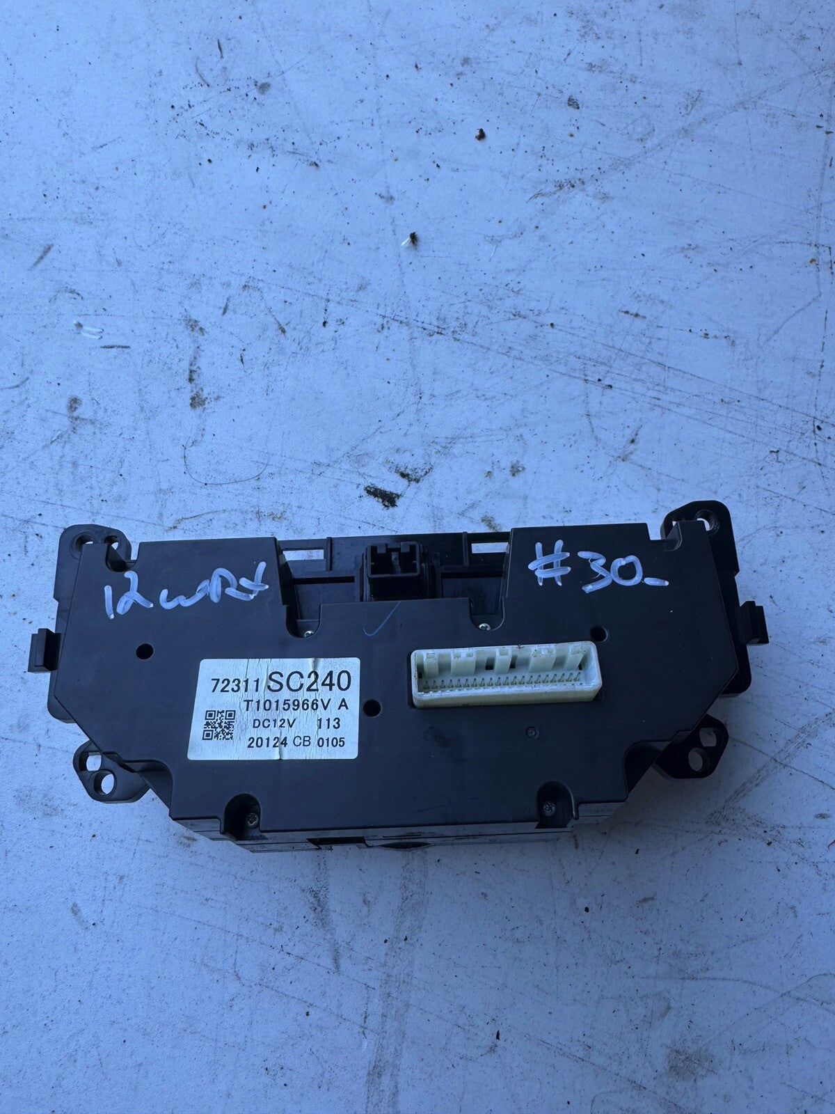 2012 Subaru WRX A/C Controls (11-14)