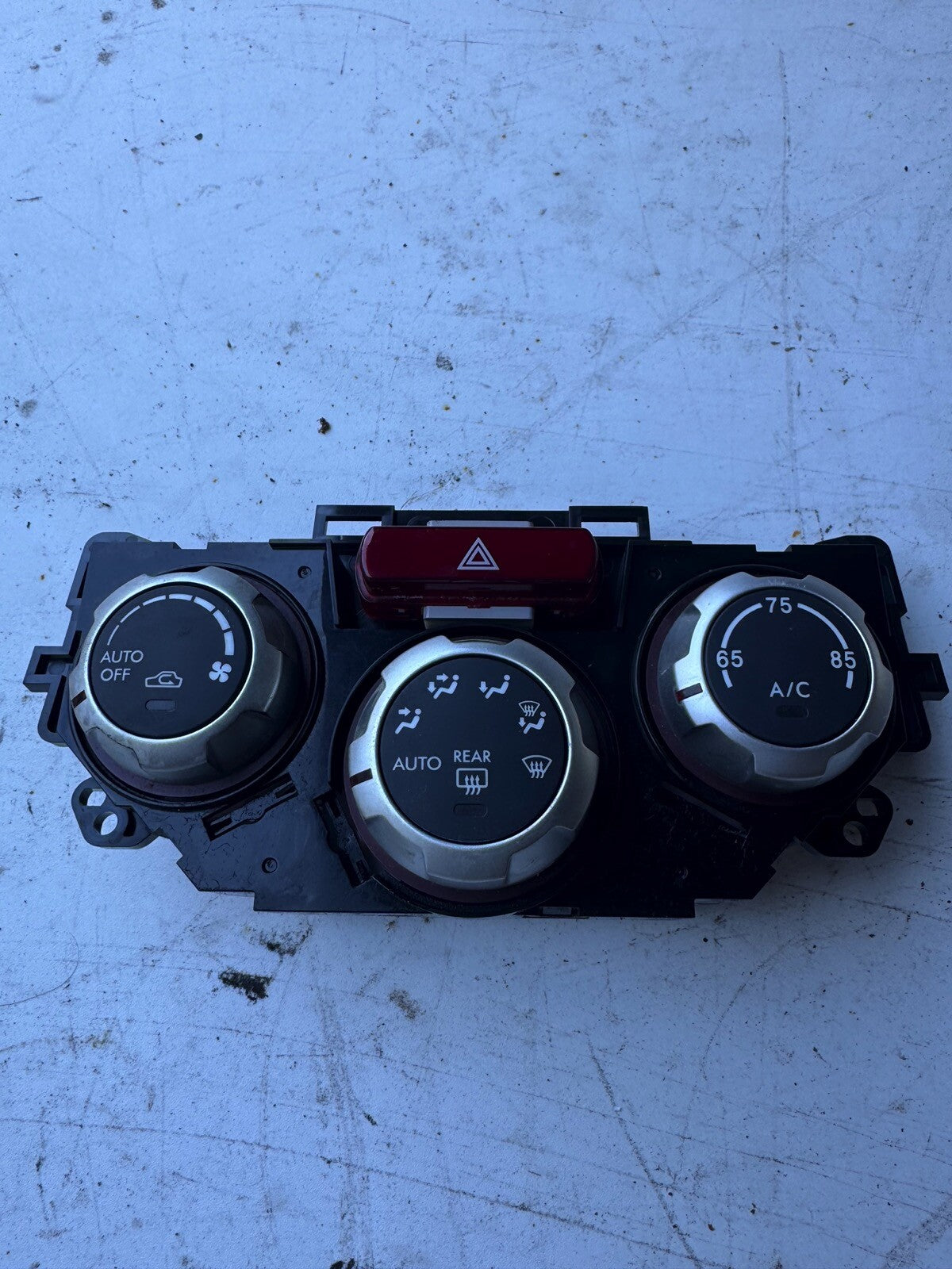 2012 Subaru WRX A/C Controls (11-14)