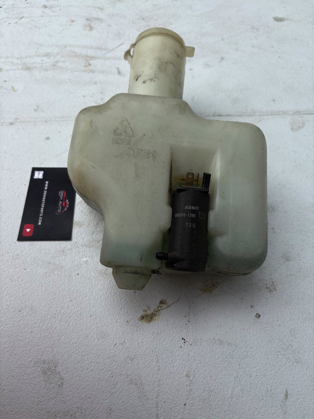 1999-2005 Mazda Miata NB Windshield Washer Fluid Resevoir W/ Cap & Pump NON-ABS