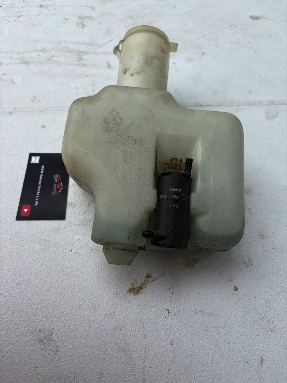1999-2005 Mazda Miata NB Windshield Washer Fluid Resevoir W/ Cap & Pump NON-ABS
