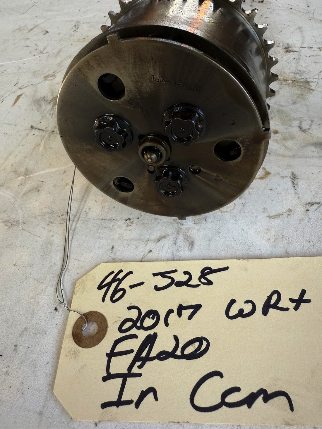 2017 Subaru WRX intake cam FA20 