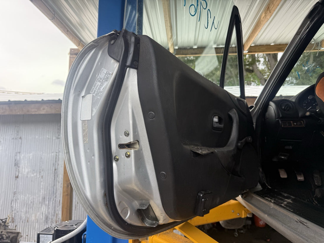 1999 Mazda Miata Driver Door Silver 