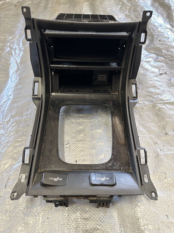 07-08 acura TL type S Center Console Shifter Heated Seat Pocket Bezel Trim oem