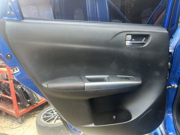 2010-2012 Subaru WRX Driver Rear door panel cover sedan 