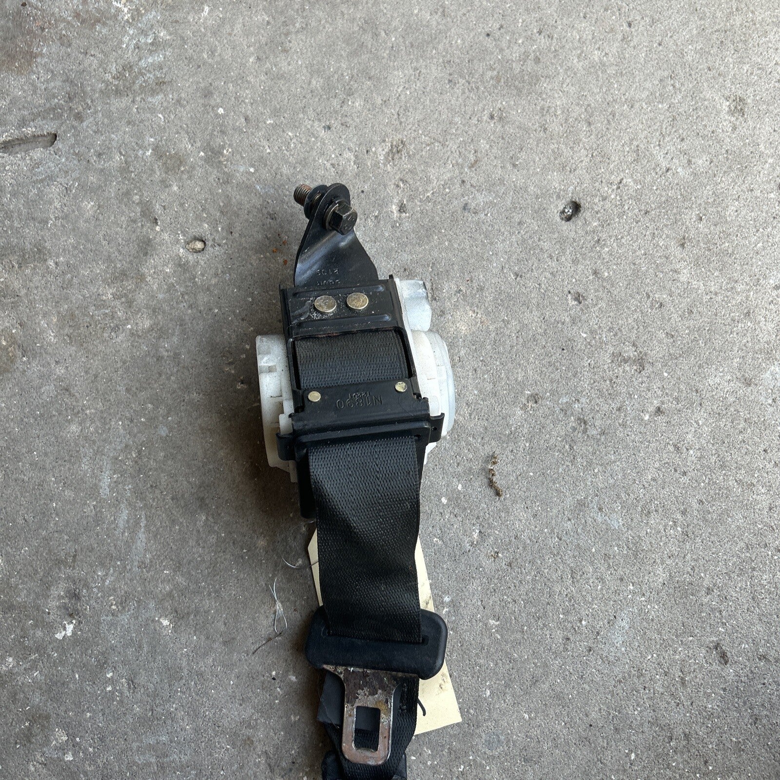 02-04 honda civic si rear passenger belt 
