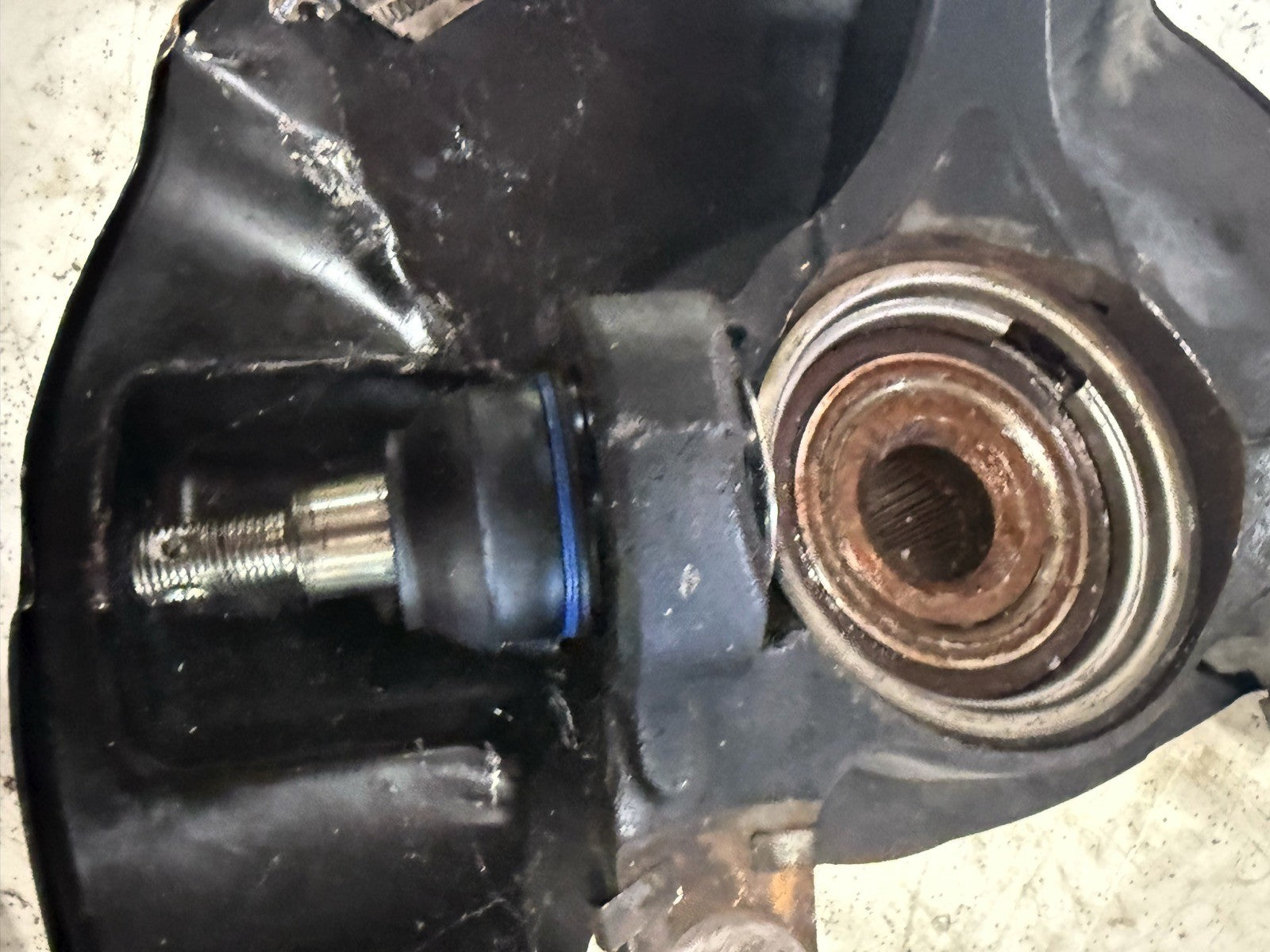 2007 Acura TL Type S Driver Knuckle Assembly 