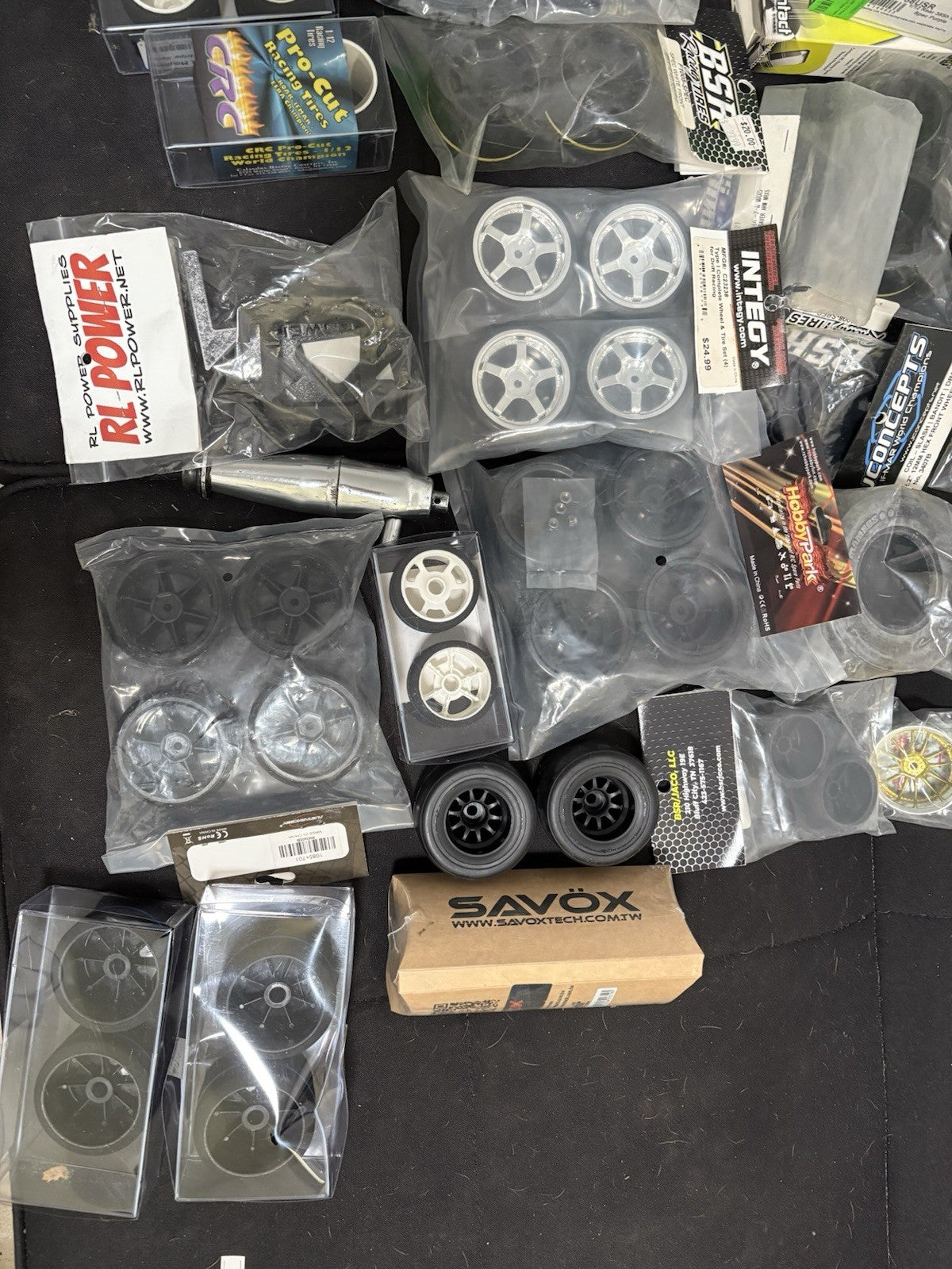 *BIG LOT* of Assorted Misc RC Car Parts, Tamiya, Xpress, And More