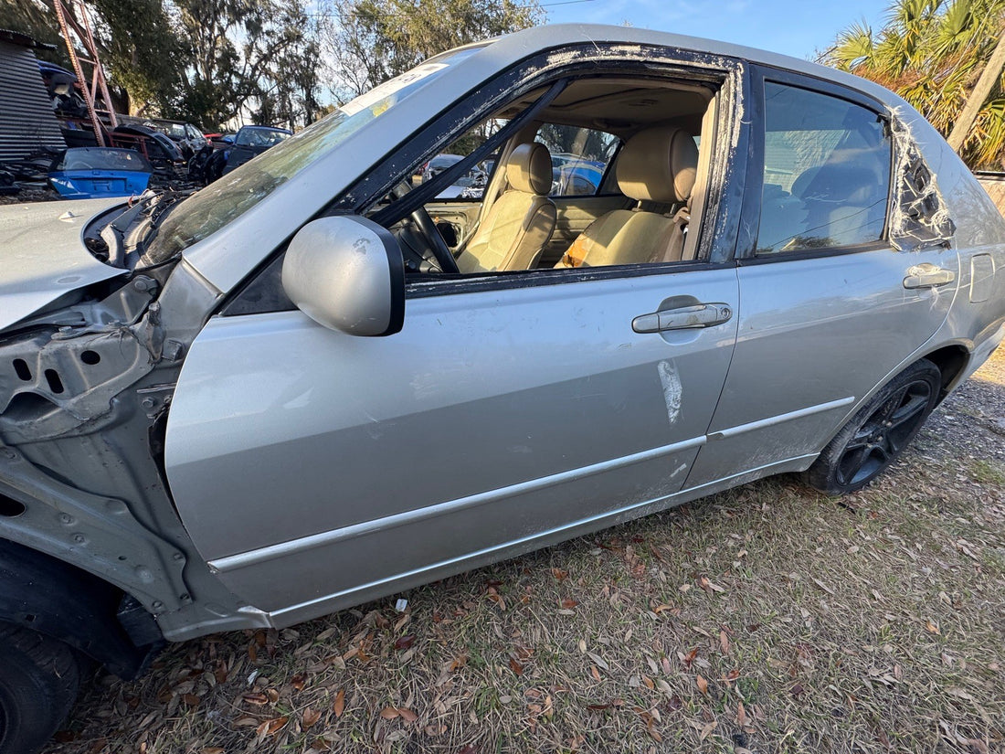 2002 Lexus IS300 Front Driver Door Silver 
